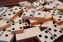 A pile of dominoes