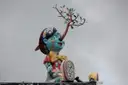 Street art and a sculpture in Wynwood